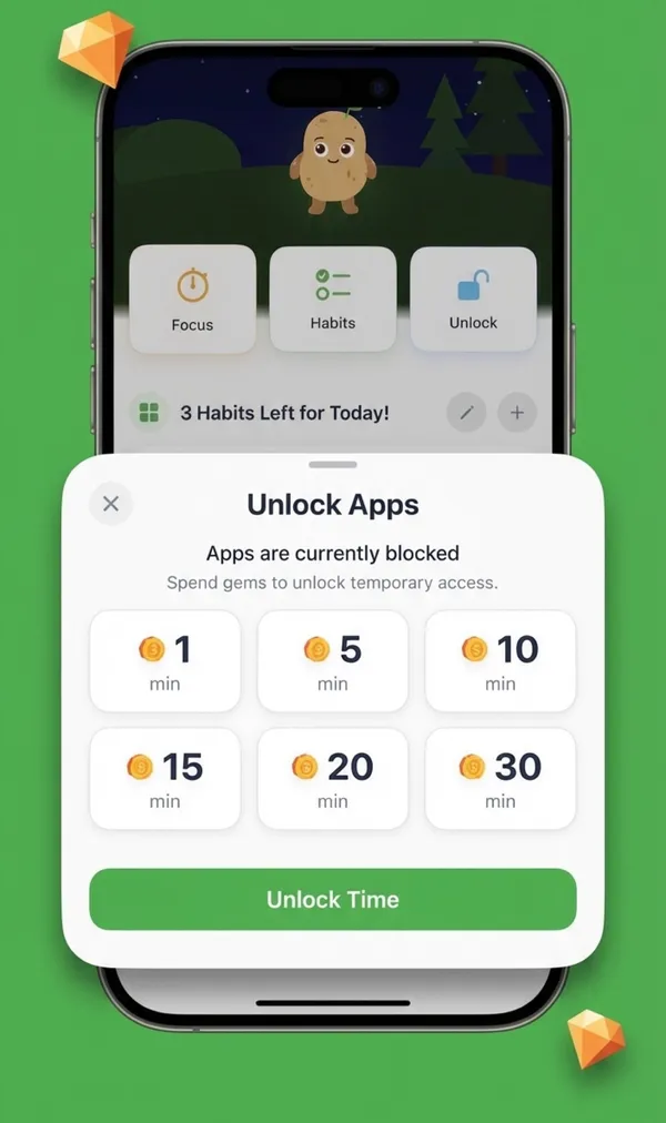 Spudy app screenshot